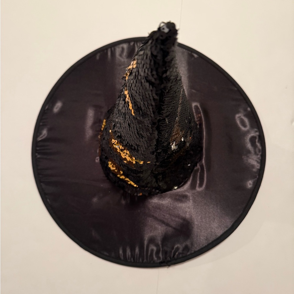 Target Elegant Black and Gold Witches Hat